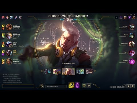 PRESEASON [7.24] GLACIAL AUGMENT Ekko Top vs Pantheon League of Legends Gameplay