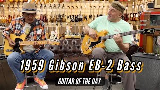 Video thumbnail for 1959 Gibson EB-2 Bass | Guitar of the Day - Roberto Vally by Normans Rare Guitars
