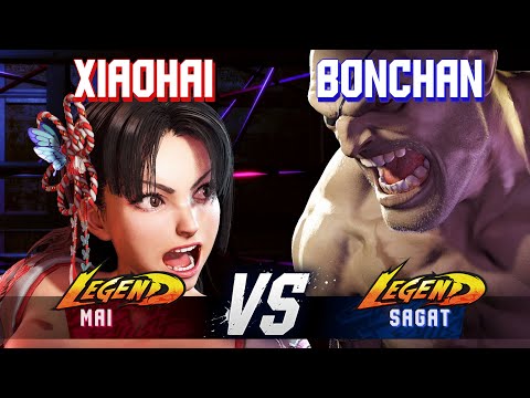 SF6 ▰ XIAOHAI (Mai) vs BONCHAN (Sagat) ▰ High Level Gameplay
