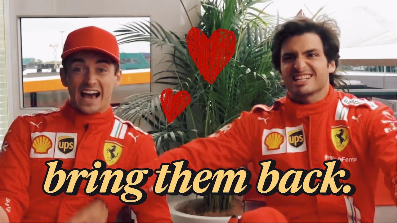 charles leclerc & carlos sainz acting married for 6 mins "straight"