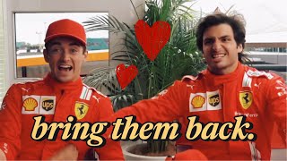 charles leclerc & carlos sainz acting married for 6 mins "straight"