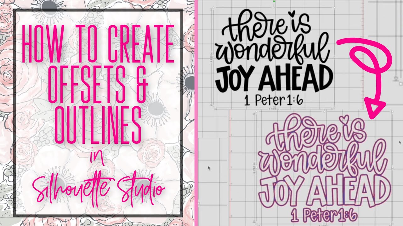 How To Create Offsets and Outlines In Silhouette Studio