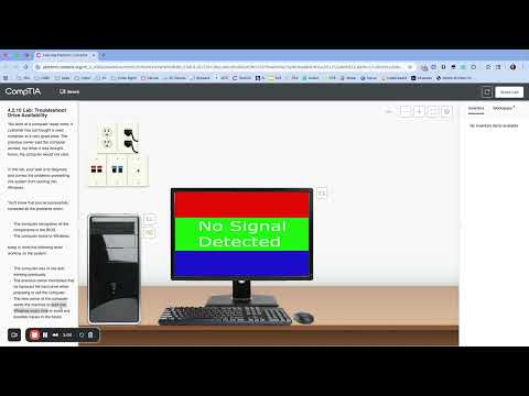 CompTIA A+ 4.2.10 Lab  Troubleshoot Drive Availability