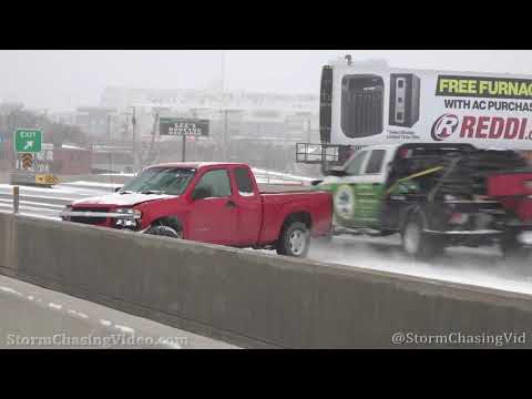 Record Cold and Snowy Travel Nightmare, Wichita, KS - 2/14/2021