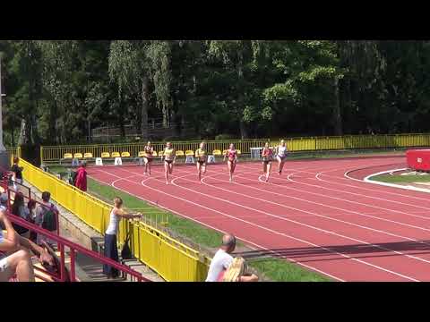 200m kobiet bieg 1 - Poznań 21.07.2018