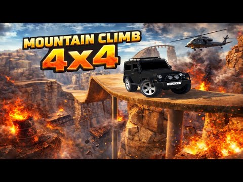 MOUNTAIN CLIMB 4x4 😱 | EXTREME RAMP CHALLENGE | OFFROAD JEEP GAMEPLAY 