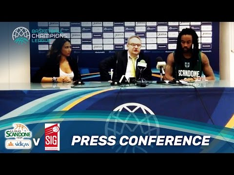 Sidigas Avellino v SIG Strasbourg - Press Conference - Basketball Champions League