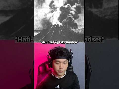 The Original Sound of the Krakatoa Eruption (The Sound of the Biggest Eruption in the World) 😱 #s...