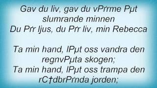 BjГ¶rn Afzelius - Rebecca Lyrics_1