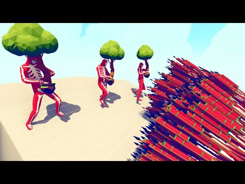 3x TREE GIANTS vs 3x EVERY GODS - Totally Accurate Battle Simulator TABS