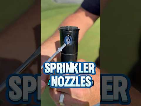 Part of a video titled What Size Sprinkler Nozzles Should I Use?? - YouTube