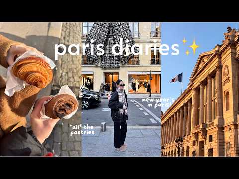 a week in paris 🥐 bakery hopping, cute dinner spots, versailles, NYE fireworks, girls trip ✨