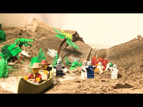LEGO DAM BREACH | Creative Way to Escape From Zombie Apocalypse