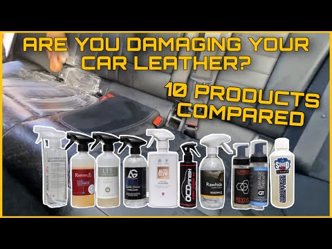 Top 10 Car Leather Cleaner Comparison | Best Leather Care Products Tested #leathercare 