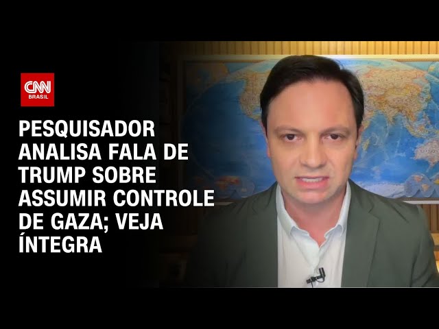 Pesquisador analisa fala de Trump sobre assumir controle de Gaza; Veja íntegra | CNN PRIME TIME