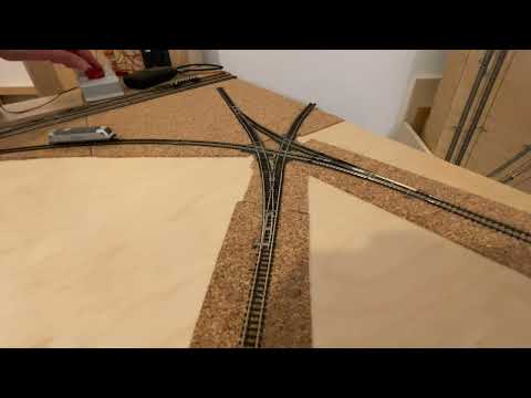 Wendestern Spur Z erste Testfahrt im linken Anlagenteil