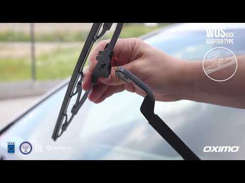 Installation instruction for OXIMO WUS frame wipers - U-type / hook