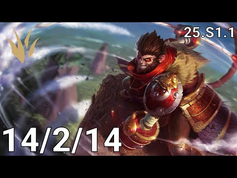 Wukong Jungle vs Jarvan IV - EUW diamond  | Patch 25.S1.1