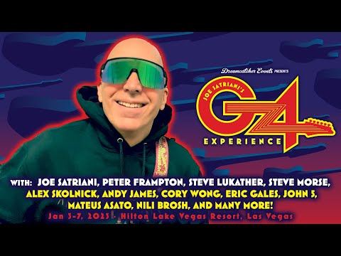 Joe Satriani's G4 Experience in 2023!