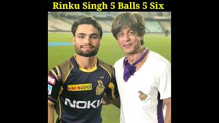 Rinku singh | 5 Balls 5 Six kkr vs Gujarat Titans #ipl2023 #cricket #rinkusingh #shorts #shortsfeed