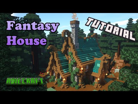 Ultimate Elven-Style Minecraft Fantasy House Tutorial