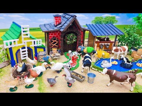 How To Make Dairy Farm Miniature Diorama | DIY Miniature Cow Farm | Cattle Lovers Farm