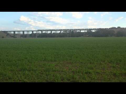 Moorabool Viaduct Pacific National Freight Train