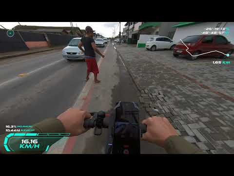 4° parte de como é andar de patinete em Joinville