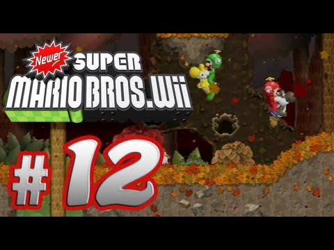 Newer Super Mario Bros. Wii - 100% Co-op Walkthrough Part 12