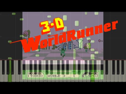 The 3D Battles of WorldRunner - Stage Theme (Piano, Game Video)