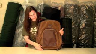 Duluth Pack Serengeti Leather Deluxe Daypack - School Backpack