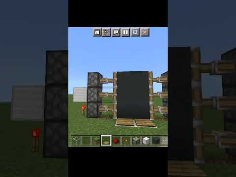very simple and op redstone gate | Minecraft redstone builds | #minecraft #shorts #viral #mcpe