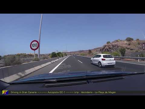 779 Conduciendo en Gran Canaria Autopista GC-1 Vecindario - La Playa de Mogán