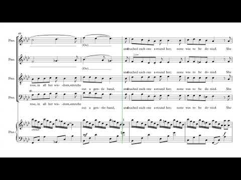 And Nature Smiled Soprano SATB Parts Predominant