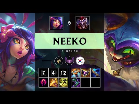 Neeko Jungle vs Shaco - KR Master Patch 25.07