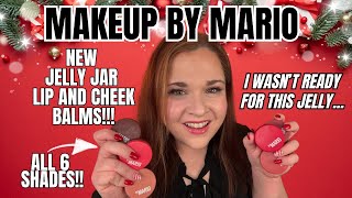 NEW MAKEUP BY MARIO Jelly Jar Lip and Cheek Balms Review!!  All 6 Shades Swatched and Demoed!!