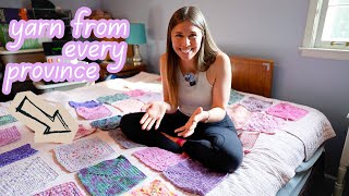 My Epic Canadian Adventure Crochet Blanket