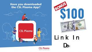 CSL Plasma Coupons, $100 Referral Code & Tutorial (up to $1000/month) DECEMBER 2021 ONLY!