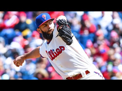 Jake Arrieta of Philadelphia Phillies pulled after 4 innings in debut