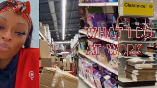 WATCH ME WORK!! AS A Target GENERAL MERCHANDISER, ZONING, PUSHING FREIGHT🎯 | Zariaa Moneé