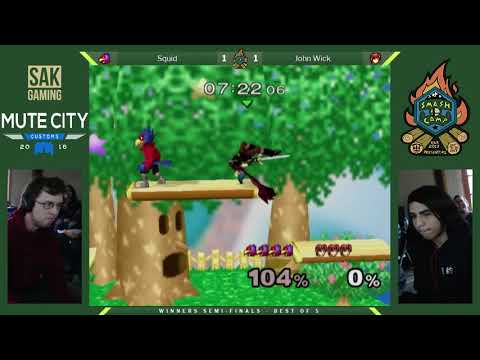 Smash Camp Winners Semis - John Wick (Marth) vs Squid (Falco)
