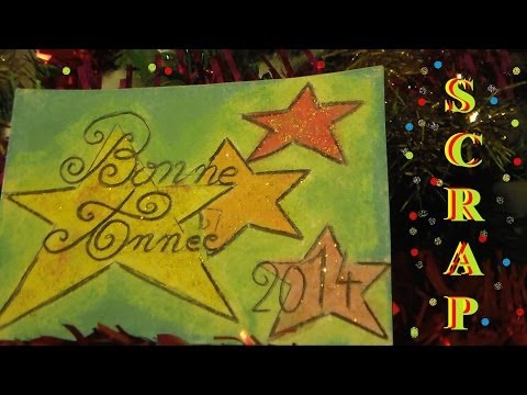 Carte de voeux bonne année 2023 à fabriquer avec les enfants