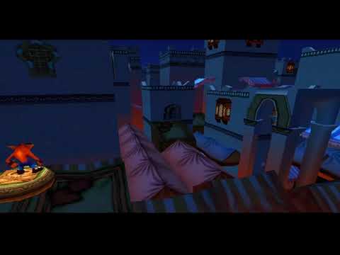 Crash Bandicoot - Warped (PS1) 105% Walkthrough pt15 - High Time (Both Gems)