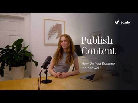 How scaile turns customer intent into fact-checked content built to be cited by AI search.