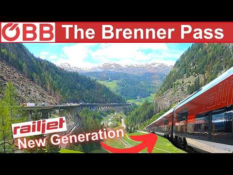 Verona to Innsbruck through the Brenner Pass on the ÖBB New Generation Railjet