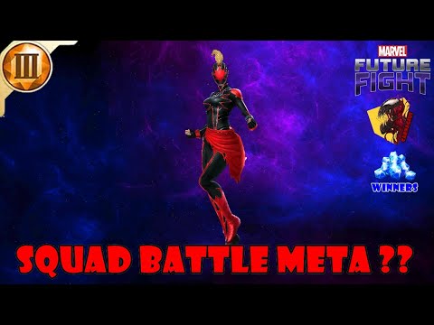 MARVEL FUTURE FIGHT - VILLAIN CAPTAIN MARVEL IN SQUAD BATTLE / CRYSTAL COUPON WINNERS