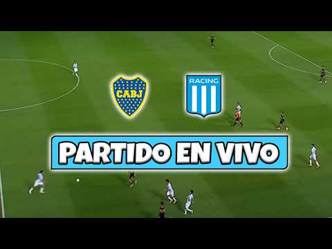 BOCA vs RACING EN VIVO | TORNEO APERTURA - FECHA 6