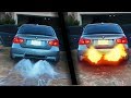Exhausts Throwing WATER FLAMES And FOAM Epic