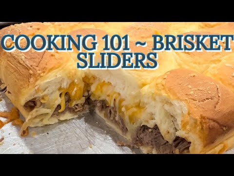COOKING 101 ~ CROCKPOT BBQ BRiSKET SLiDERS