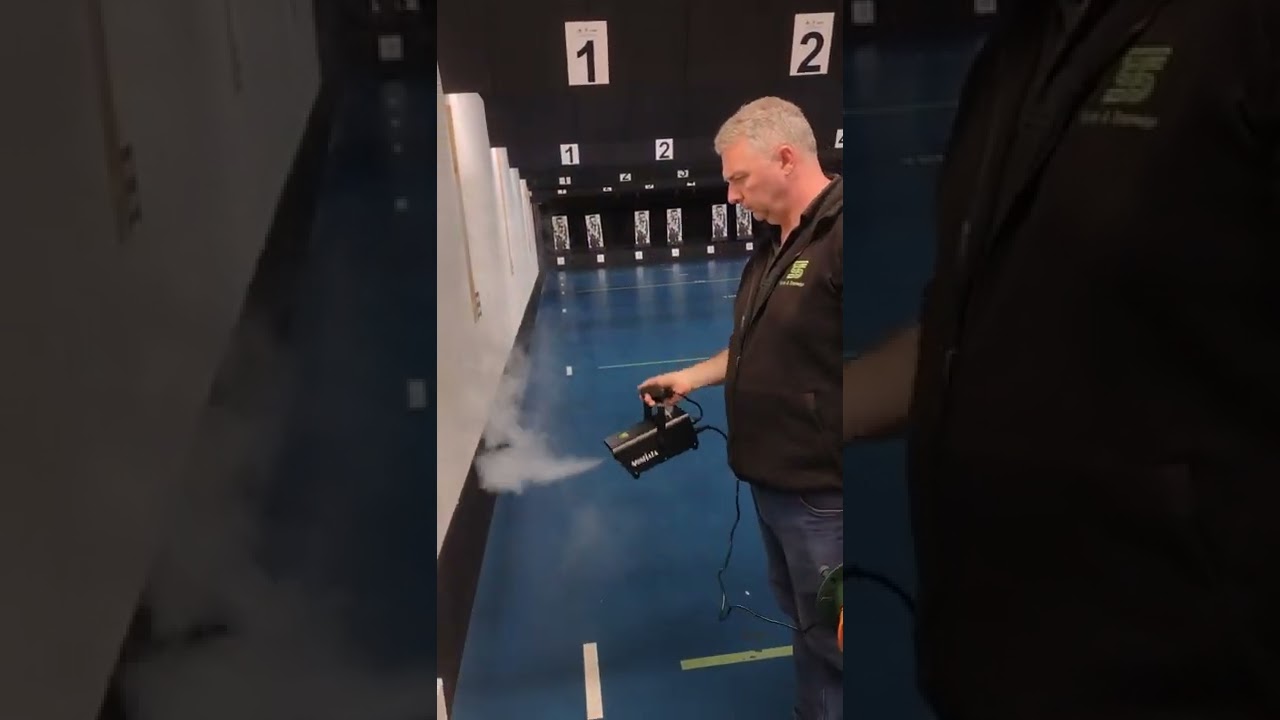 Firing Range Air Flow Smoke Test 1